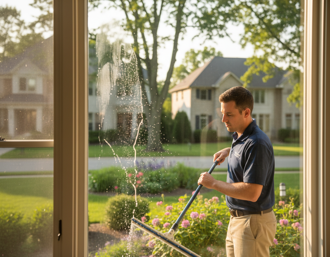 Crystal-Clear Window Cleaning In Westerville OH